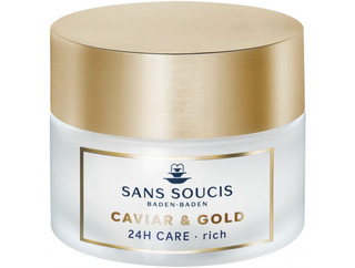 Крем - люкс антивозрастной «Икра и Золото» 24ч для сухой кожи CAVIAR & GOLD ANTI AGE DELUXE 24H CARE RICH