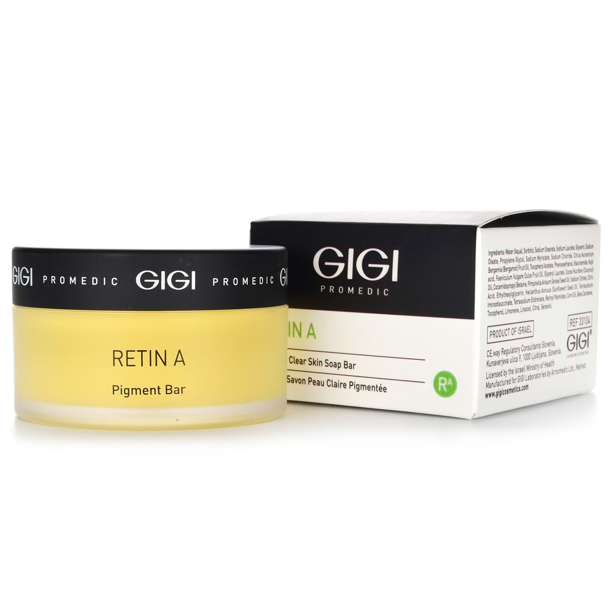 RA Pigment Soap bar в банке со спонжем антипигмент